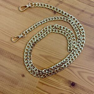 47" Replacement gold Chain/Strap for Purse or wallet Unbranded,NWOT